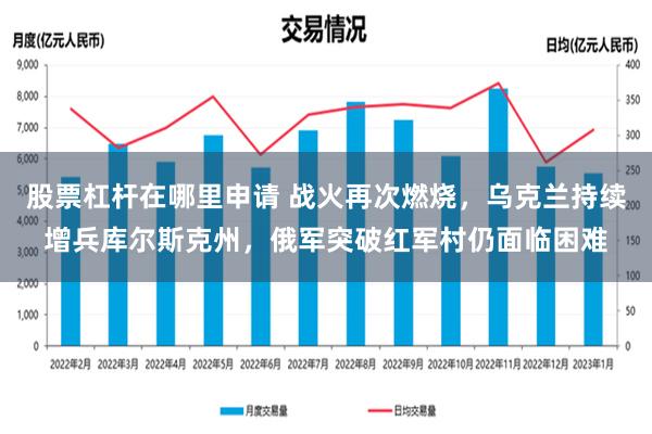 股票杠杆在哪里申请 战火再次燃烧，乌克兰持续增兵库尔斯克州，俄军突破红军村仍面临困难